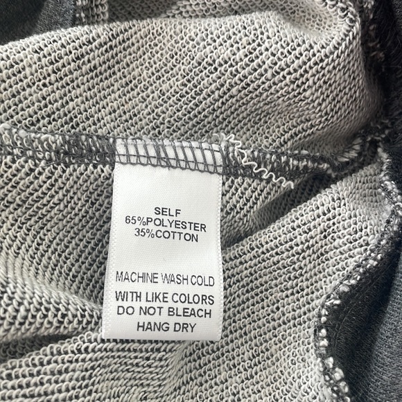 NWT SOPRANO TIE FRONT OFF THE SHOULDER SWEATSHIRT DRESS - Picture 4 of 8